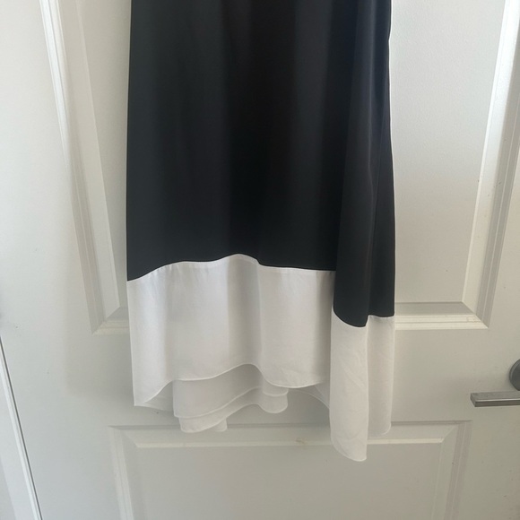 Bcbgmaxazria Women’s Sleeveless Black White Kylie Color Block Dress Size XXS - Picture 4 of 9